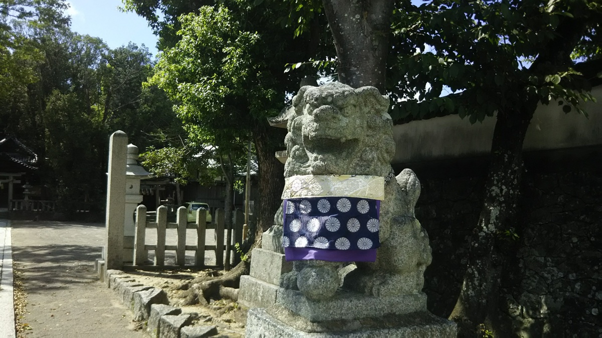 小竹八幡神社の狛犬さん